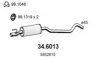 OPEL 5852982 Middle Silencer